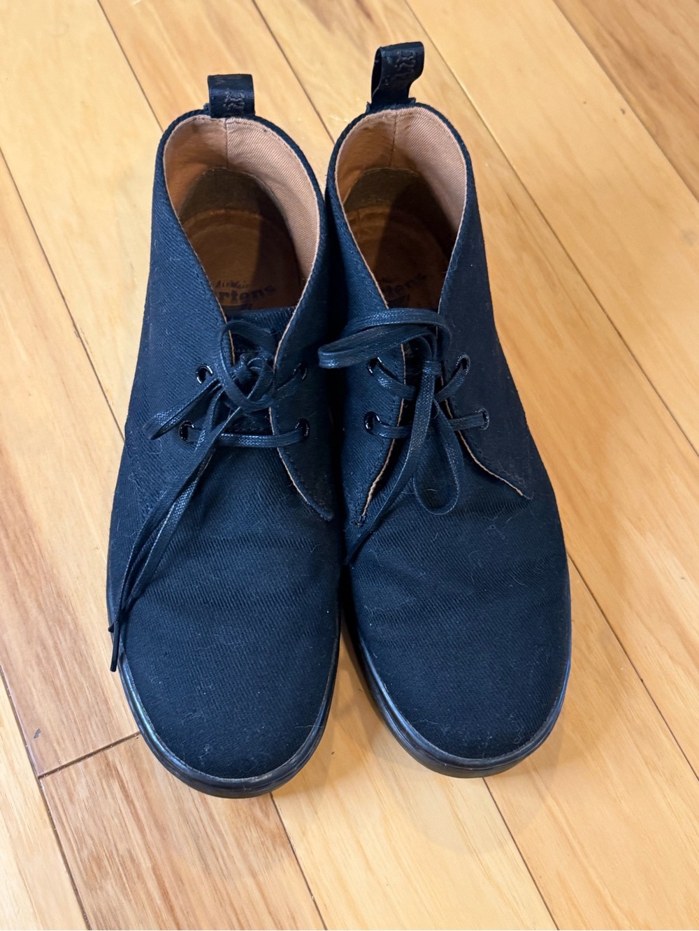 Dr. Martens Mayport AirWair Men's Black Canvas Casual Utility Lace-Up Boots - Picture 14 of 15